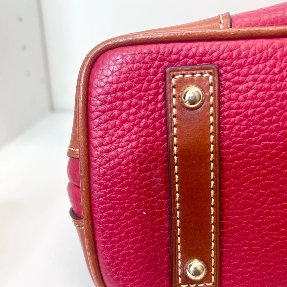 Dooney & Bourke Pebble Grain Hobo Shoulder Bag in Red trending